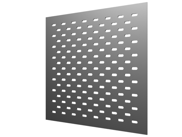 Perforations 20x8 oblong horizontales