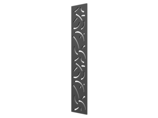 Décor de découpes pour portail en aluminium SELECT HYBRIDE