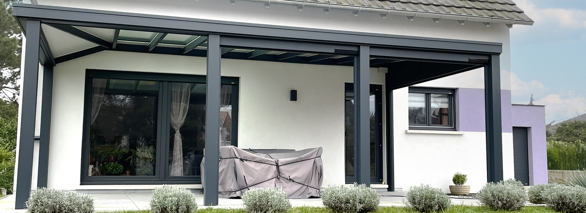 Auvent en aluminium Bredok PRO